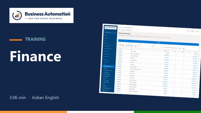 Finance training video