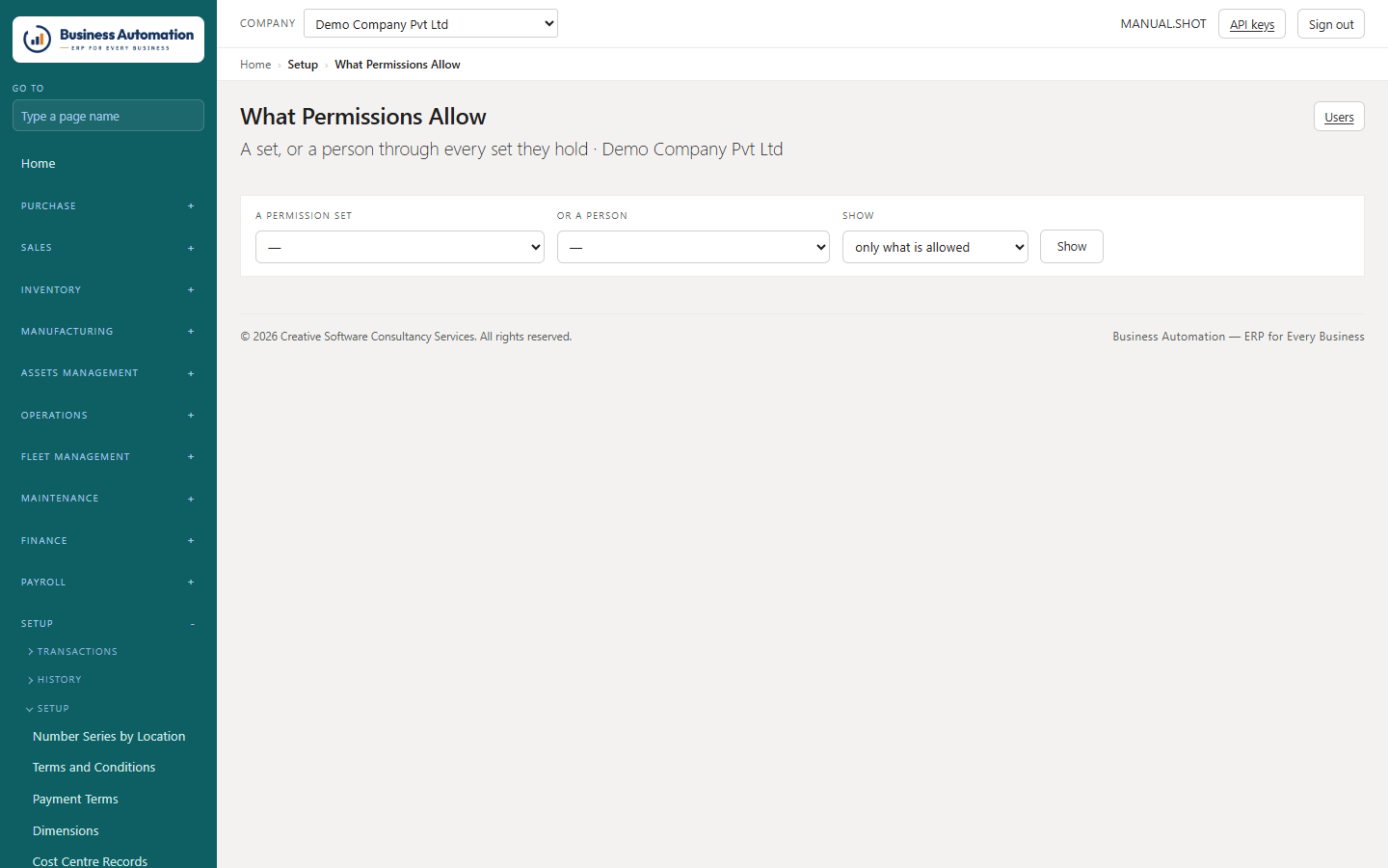 What permissions allow